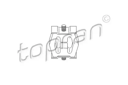 500 189 TOPRAN Кронштейн, глушитель 500 189 TOPRAN Кронштейн, глушитель