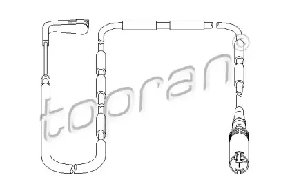 500 997 TOPRAN Датчик, износ тормозных колодок 500 997 TOPRAN Датчик, износ тормозных колодок