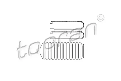 700 372 TOPRAN Комплект пылника, рулевое управление 700 372 TOPRAN Комплект пылника, рулевое управление