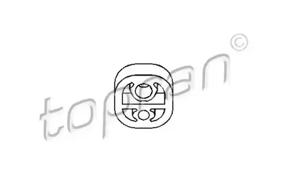 721 945 TOPRAN Кронштейн, глушитель 721 945 TOPRAN Кронштейн, глушитель