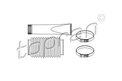 720 236 TOPRAN Комплект пылника, рулевое управление 720 236 TOPRAN Комплект пылника, рулевое управление