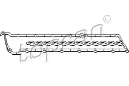 501 254 TOPRAN Прокладка, крышка головки цилиндра 501 254 TOPRAN Прокладка, крышка головки цилиндра