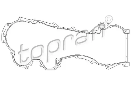 207 605 TOPRAN Прокладка, масляный насос 207 605 TOPRAN Прокладка, масляный насос