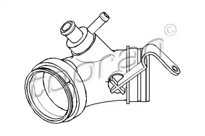 113 416 TOPRAN Впускная труба, подвод воздуха 113 416 TOPRAN Впускная труба, подвод воздуха