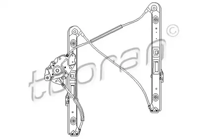 501 825 TOPRAN Подъемное устройство для окон 501 825 TOPRAN Подъемное устройство для окон