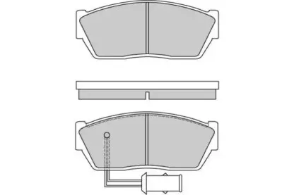 12-0355 E.T.F. Комплект тормозных колодок, дисковый тормоз 12-0355 E.T.F. Комплект тормозных колодок, дисковый тормоз