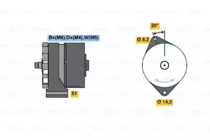0 986 034 370 BOSCH Генератор 0 986 034 370 BOSCH Генератор
