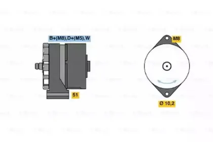 0986040290 BOSCH Генератор 0986040290 BOSCH Генератор
