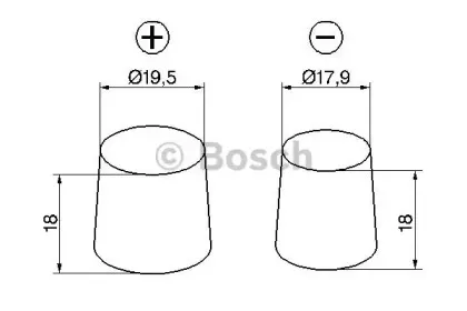0 092 S60 050 BOSCH Стартерная аккумуляторная батарея 0 092 S60 050 BOSCH Стартерная аккумуляторная батарея