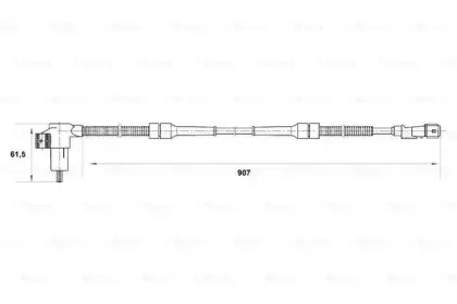 0 265 006 504 BOSCH Датчик, частота вращения колеса 0 265 006 504 BOSCH Датчик, частота вращения колеса