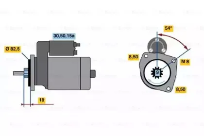 0986010410 BOSCH Стартер 0986010410 BOSCH Стартер