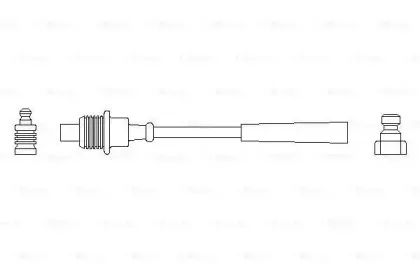 0 986 356 151 BOSCH Провод зажигания 0 986 356 151 BOSCH Провод зажигания