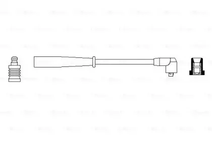 0 986 356 094 BOSCH Провод зажигания 0 986 356 094 BOSCH Провод зажигания