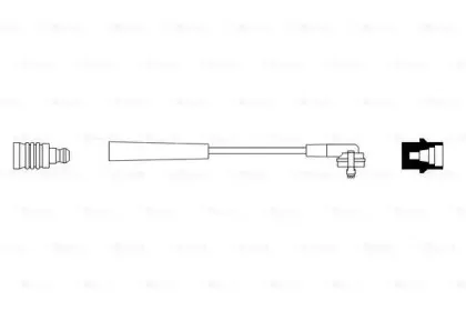 0 986 356 102 BOSCH Провод зажигания 0 986 356 102 BOSCH Провод зажигания