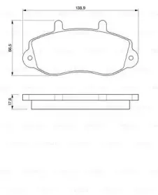 0986424480 BOSCH Комплект тормозных колодок, дисковый тормоз 0986424480 BOSCH Комплект тормозных колодок, дисковый тормоз