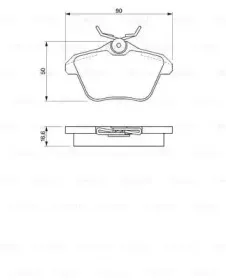 0986424506 BOSCH Комплект тормозных колодок, дисковый тормоз 0986424506 BOSCH Комплект тормозных колодок, дисковый тормоз
