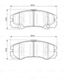0 986 424 760 BOSCH Комплект тормозных колодок, дисковый тормоз 0 986 424 760 BOSCH Комплект тормозных колодок, дисковый тормоз