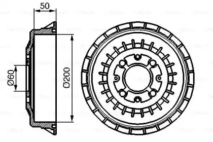 0 986 477 146 BOSCH Тормозной барабан 0 986 477 146 BOSCH Тормозной барабан