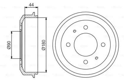 0 986 477 181 BOSCH Тормозной барабан 0 986 477 181 BOSCH Тормозной барабан