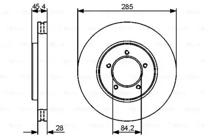 0 986 479 427 BOSCH Тормозной диск 0 986 479 427 BOSCH Тормозной диск