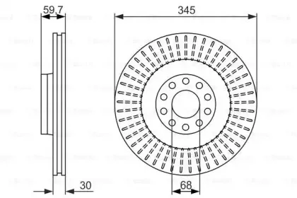0 986 479 589 BOSCH Тормозной диск 0 986 479 589 BOSCH Тормозной диск