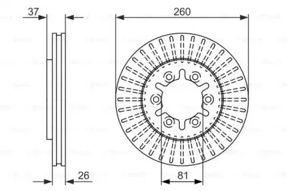 0 986 479 605 BOSCH Тормозной диск 0 986 479 605 BOSCH Тормозной диск