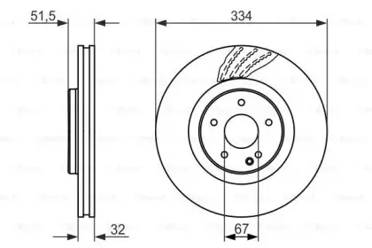 0 986 479 650 BOSCH Тормозной диск 0 986 479 650 BOSCH Тормозной диск