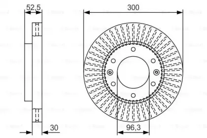 0 986 479 T88 BOSCH Тормозной диск 0 986 479 T88 BOSCH Тормозной диск