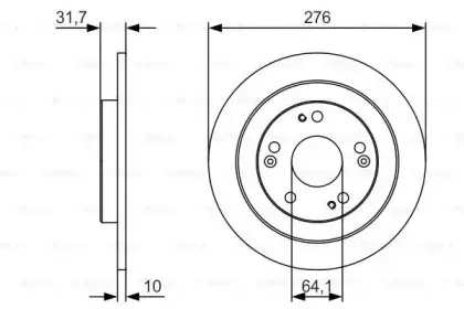 0 986 479 U83 BOSCH Тормозной диск 0 986 479 U83 BOSCH Тормозной диск