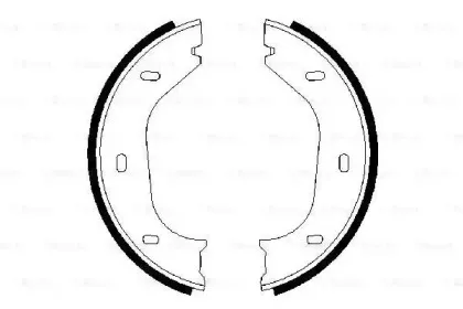 0 986 487 202 BOSCH Комплект тормозных колодок, стояночная тормозная система 0 986 487 202 BOSCH Комплект тормозных колодок, стояночная тормозная система