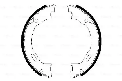 0 986 487 609 BOSCH Комплект тормозных колодок, стояночная тормозная система 0 986 487 609 BOSCH Комплект тормозных колодок, стояночная тормозная система