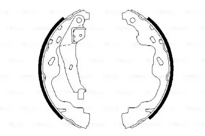 0 986 487 665 BOSCH Комплект тормозных колодок 0 986 487 665 BOSCH Комплект тормозных колодок