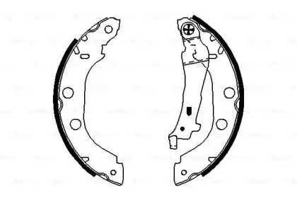 0 986 487 699 BOSCH Комплект тормозных колодок 0 986 487 699 BOSCH Комплект тормозных колодок