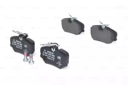 0 986 492 090 BOSCH Комплект тормозных колодок, дисковый тормоз 0 986 492 090 BOSCH Комплект тормозных колодок, дисковый тормоз