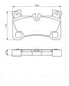 0 986 494 205 BOSCH Комплект тормозных колодок, дисковый тормоз 0 986 494 205 BOSCH Комплект тормозных колодок, дисковый тормоз