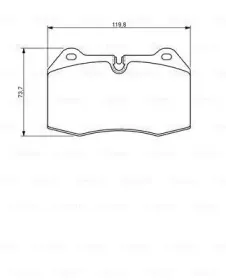 0 986 494 282 BOSCH Комплект тормозных колодок, дисковый тормоз 0 986 494 282 BOSCH Комплект тормозных колодок, дисковый тормоз