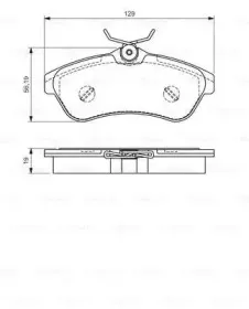 0 986 495 064 BOSCH Комплект тормозных колодок, дисковый тормоз 0 986 495 064 BOSCH Комплект тормозных колодок, дисковый тормоз