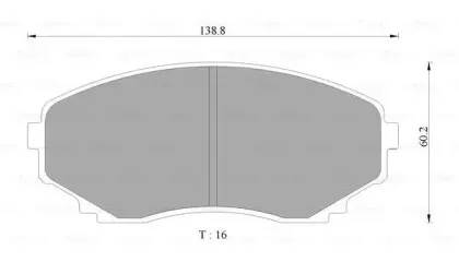 0 986 AB2 350 BOSCH Комплект тормозных колодок, дисковый тормоз 0 986 AB2 350 BOSCH Комплект тормозных колодок, дисковый тормоз