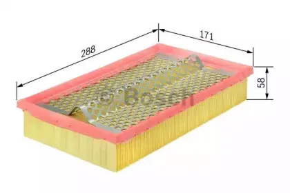 1 457 429 875 BOSCH Воздушный фильтр 1 457 429 875 BOSCH Воздушный фильтр