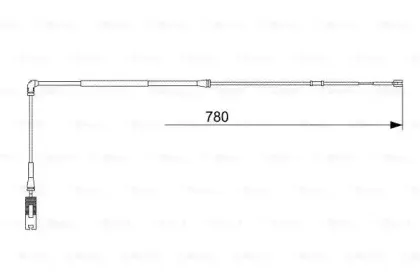 1 987 473 009 BOSCH Сигнализатор, износ тормозных колодок 1 987 473 009 BOSCH Сигнализатор, износ тормозных колодок