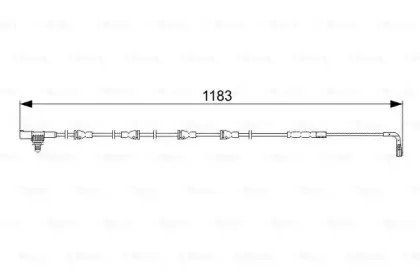 1 987 473 031 BOSCH Сигнализатор, износ тормозных колодок 1 987 473 031 BOSCH Сигнализатор, износ тормозных колодок