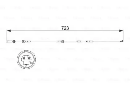 1 987 473 514 BOSCH Сигнализатор, износ тормозных колодок 1 987 473 514 BOSCH Сигнализатор, износ тормозных колодок
