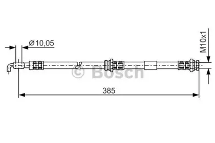 1 987 476 110 BOSCH Тормозной шланг 1 987 476 110 BOSCH Тормозной шланг
