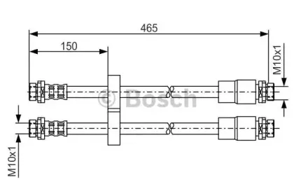 1 987 476 125 BOSCH Тормозной шланг 1 987 476 125 BOSCH Тормозной шланг