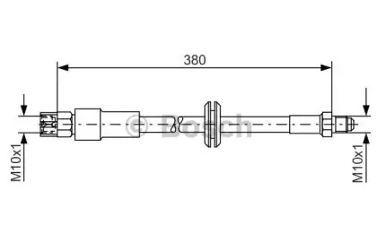1 987 476 140 BOSCH Тормозной шланг 1 987 476 140 BOSCH Тормозной шланг