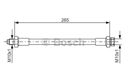 1 987 476 244 BOSCH Тормозной шланг 1 987 476 244 BOSCH Тормозной шланг