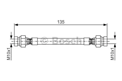 1 987 476 400 BOSCH Тормозной шланг 1 987 476 400 BOSCH Тормозной шланг