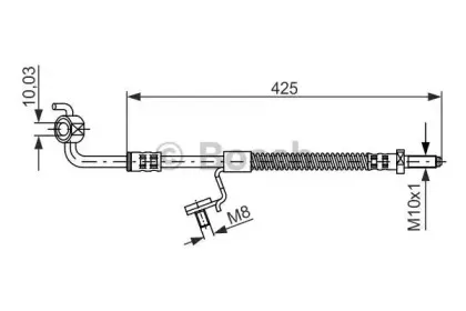 1 987 476 566 BOSCH Тормозной шланг 1 987 476 566 BOSCH Тормозной шланг