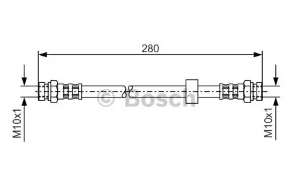 1 987 476 732 BOSCH Тормозной шланг 1 987 476 732 BOSCH Тормозной шланг
