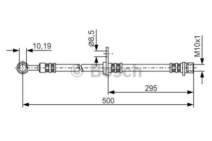 1 987 476 736 BOSCH Тормозной шланг 1 987 476 736 BOSCH Тормозной шланг